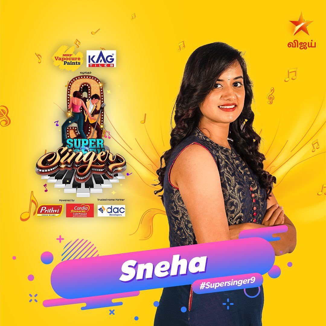Sneha Super Singer 9 Contestant